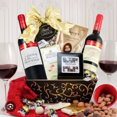 Anniversary gift basket
